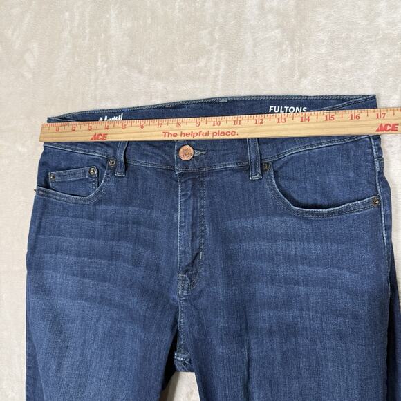 Men's Blue Straight Jeans - Picture 8 of 10
